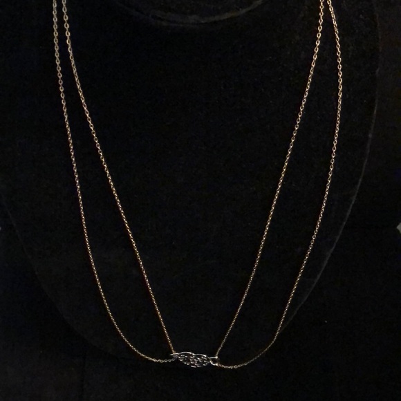 Merx Double Heart ❤️ Chain - Picture 3 of 4